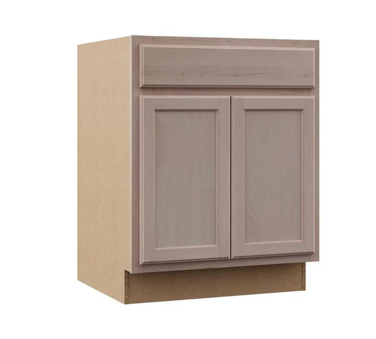27" unfinished base cabinet