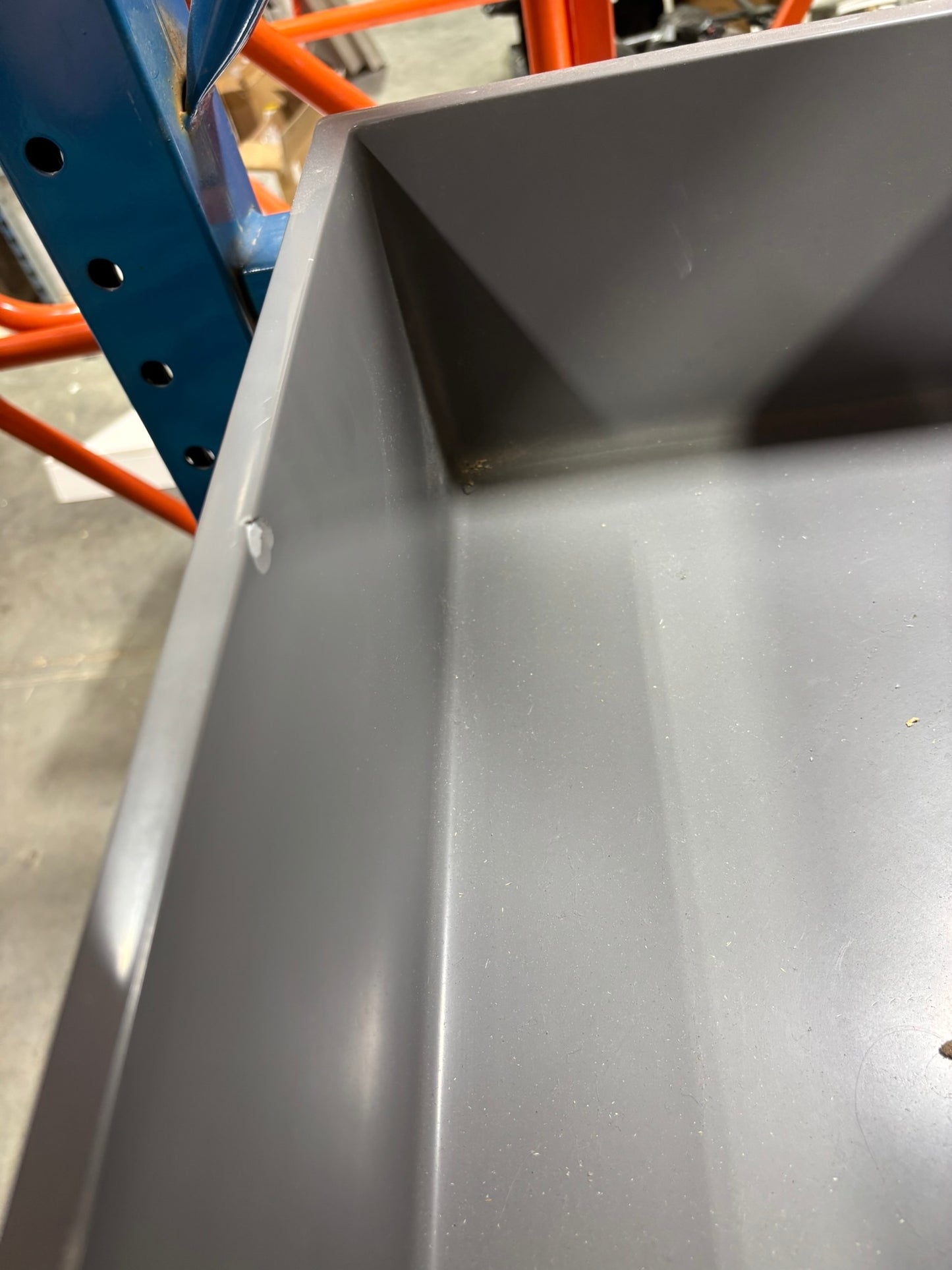 24" matte gray floating vanity