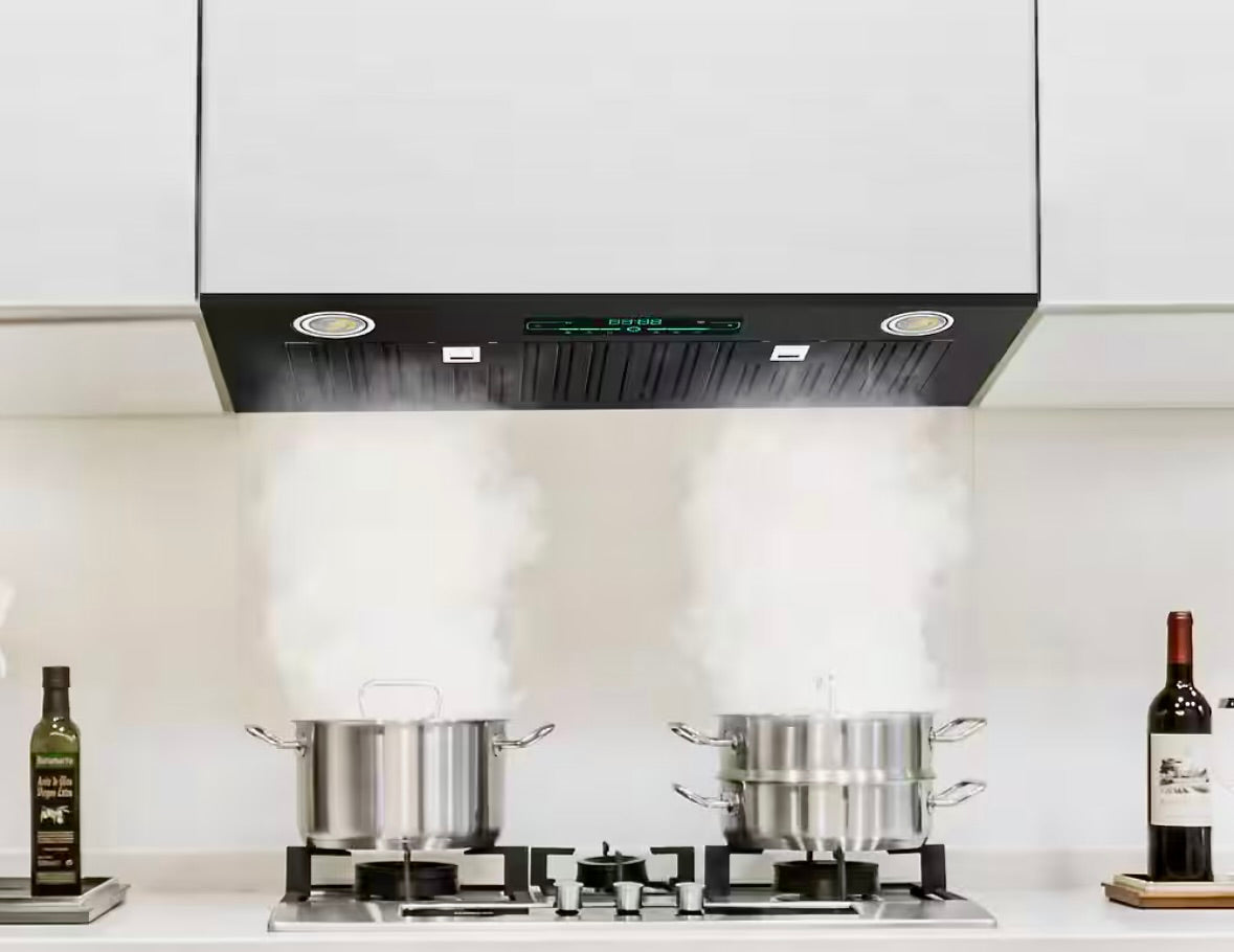 30 in 900 CFM ductless range hood