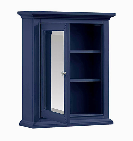 Windlowe 24" medicine cabinet in blue