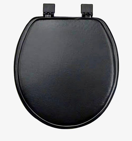 Ginsey round toilet seat in black