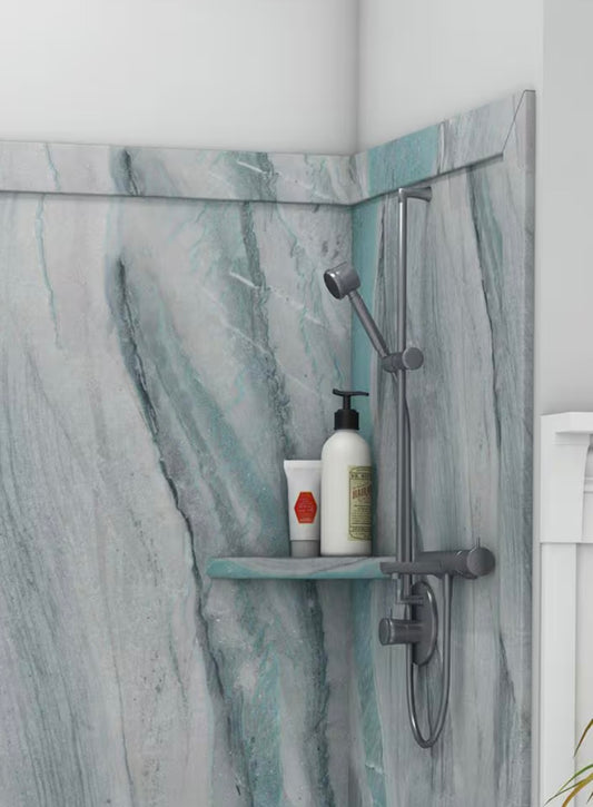 15" corner niche in triton