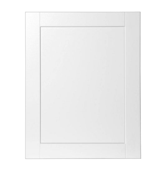 24" End panel satin white