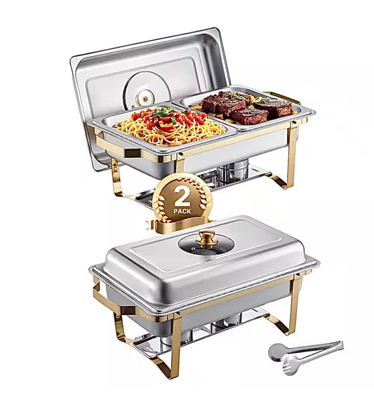 8qt chafing dish set (2 pack)