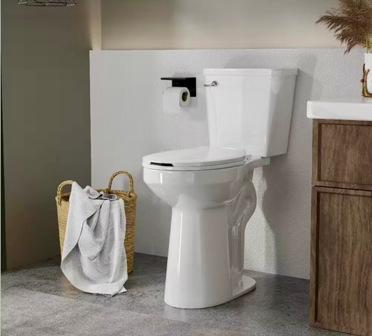 Tall 21" 2 piece elongated toilet