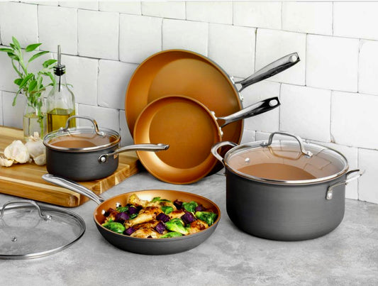 Gotham steel 8 piece cookware set