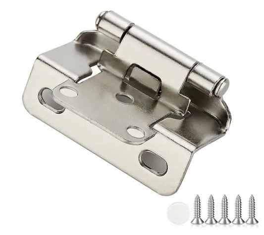 30 pack cabinet hinges brushed nickel