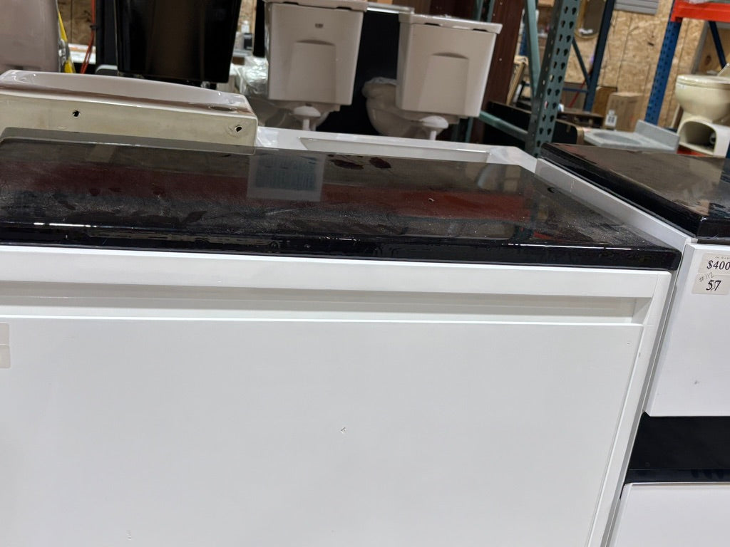 James martin 31.5"W x 18.2"D white floating vanity