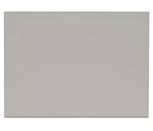 Island end panel in dove gray