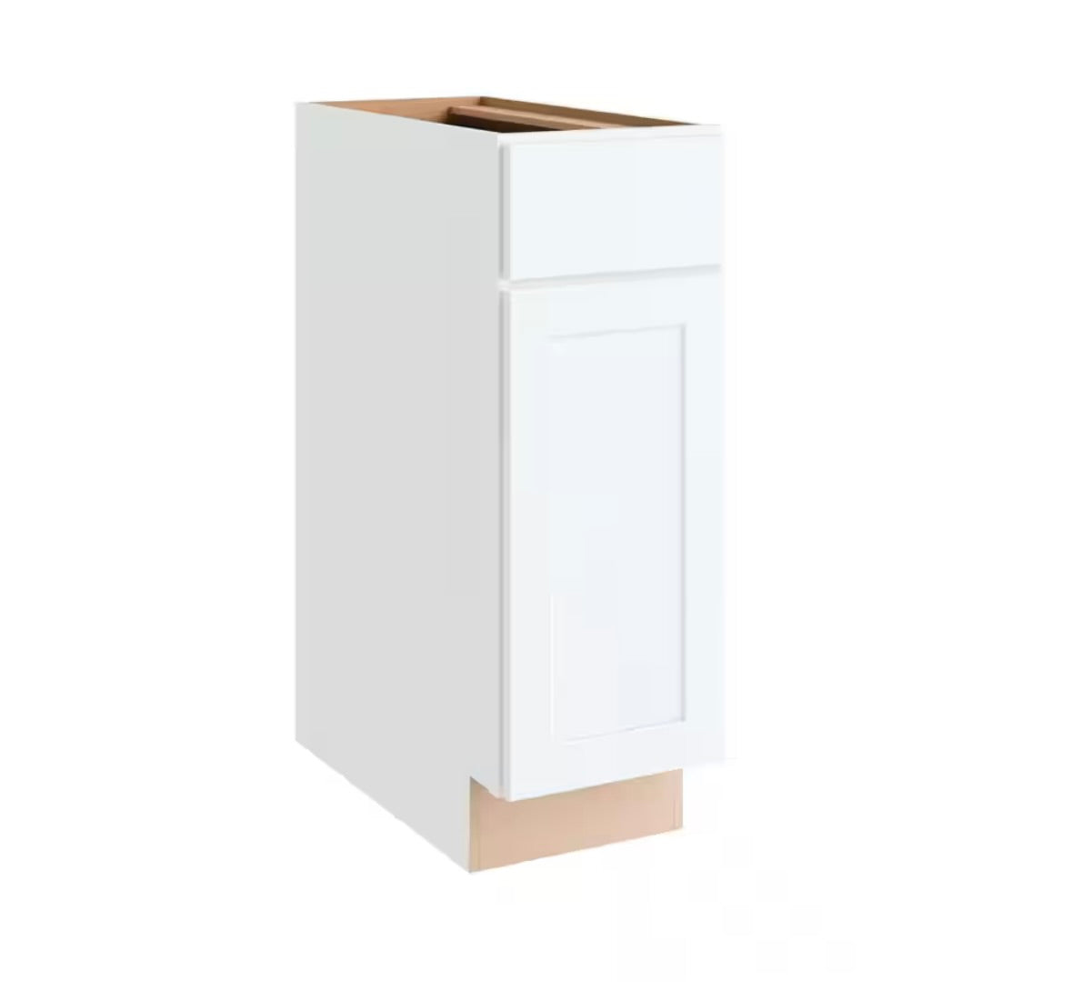 Courtland 12" base cabinet polar white