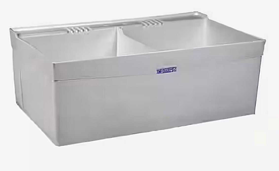 Wall mount laundry tub