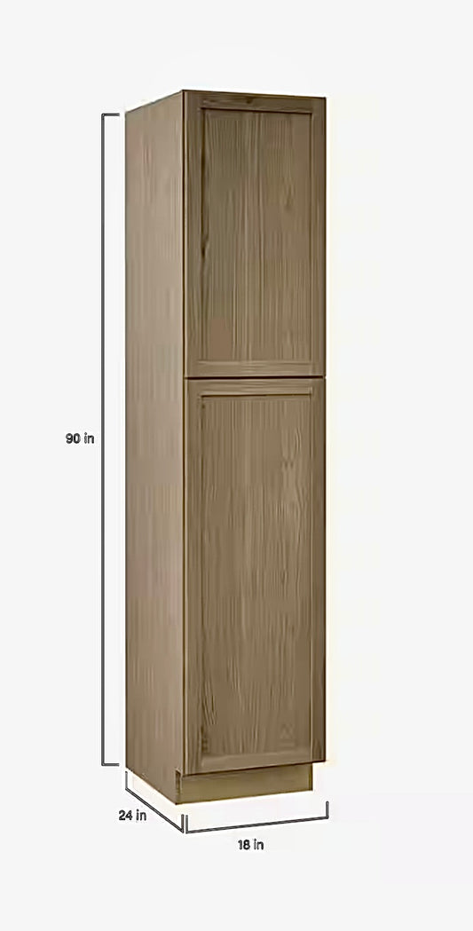 Pantry 18"x90" in Light oak