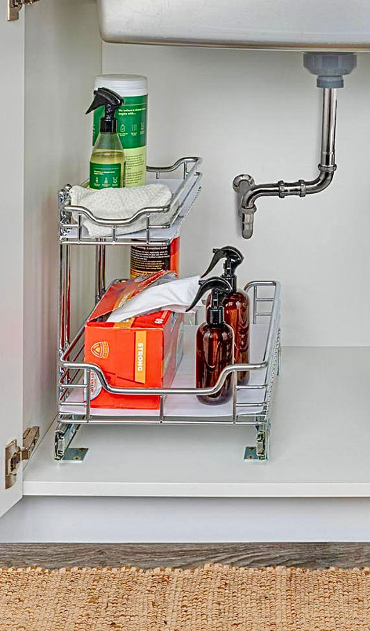 12" under sink organizer