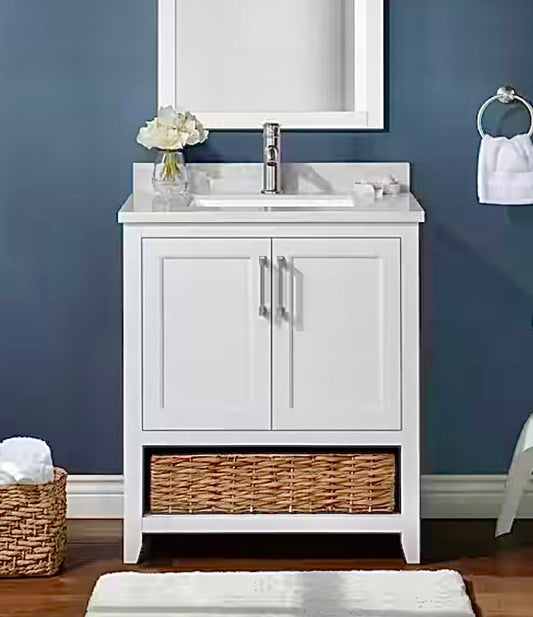 Newhall 30" white vanity