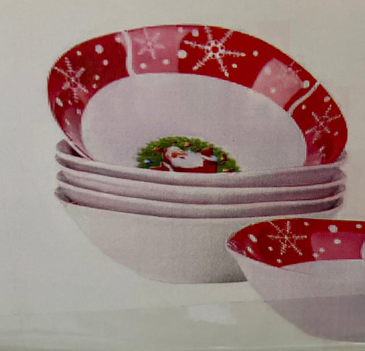 Santa claus bowl set