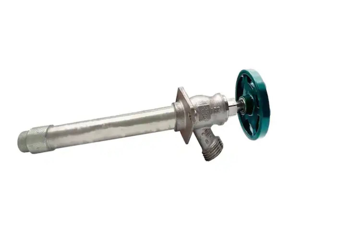 1/2" MIP x 3/4" MHT 6 in wall faucet