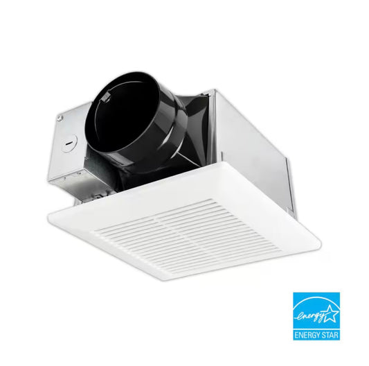 Whisper Mighty Pick-A-Flow 70/90 CFM Ceiling/Wall Bathroom Exhaust Fan