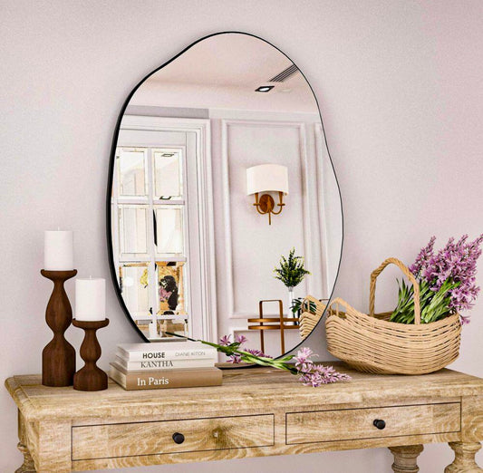 26" x 38" irregular mirror