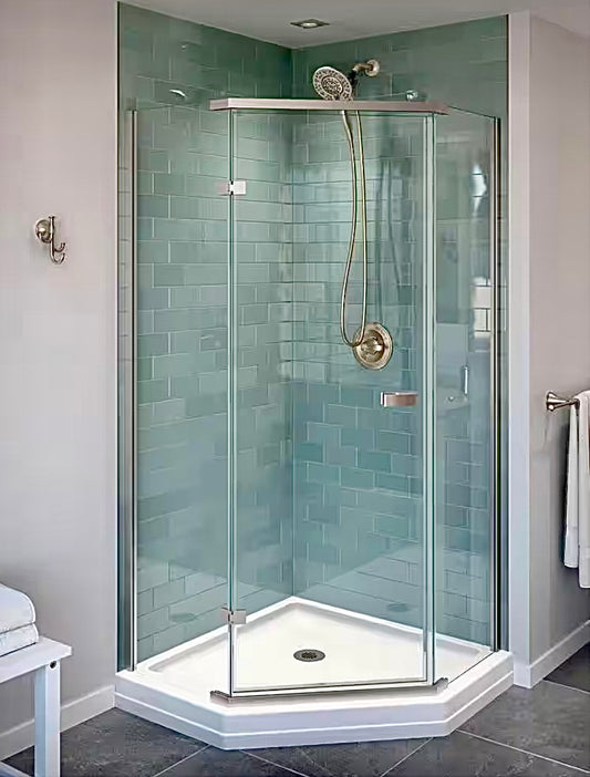 38x72 neo angle shower doors