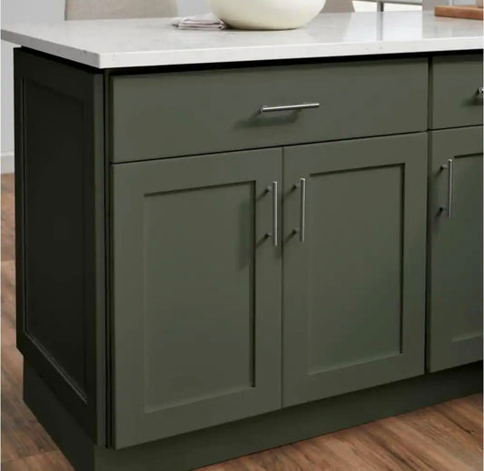 Avondale 30" base cabinet in fern green