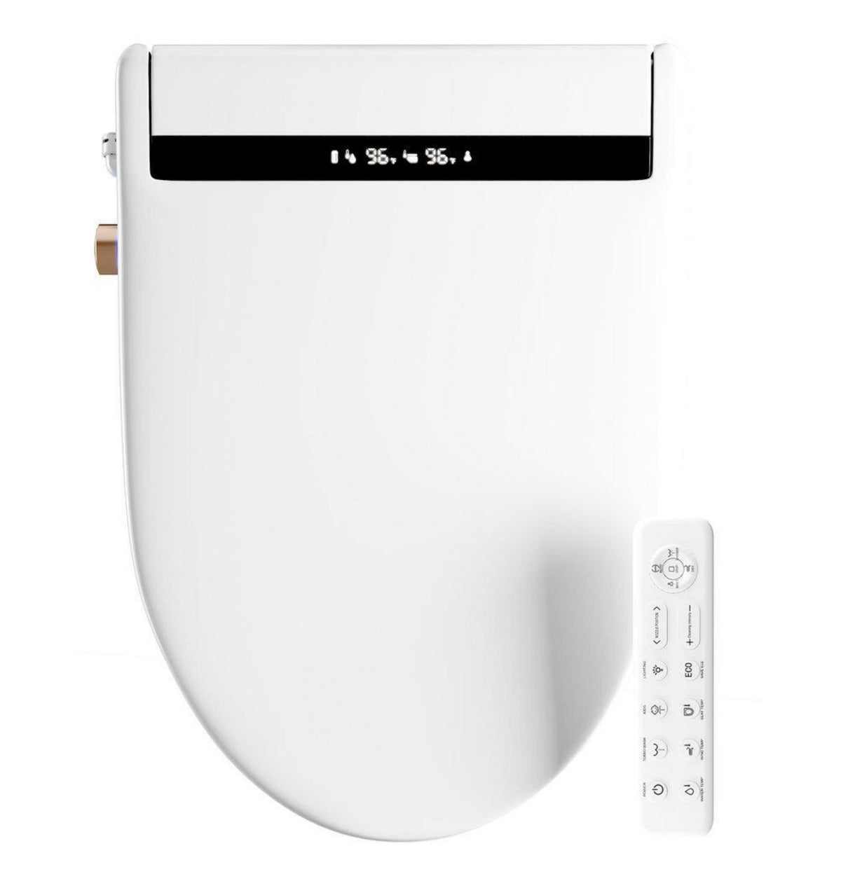 Yulika Elongated toilet bidet seat