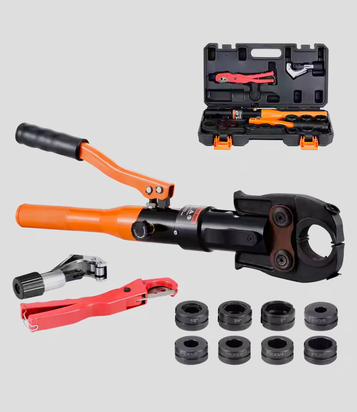 Copper pipe crimping tool & Hydraulic press