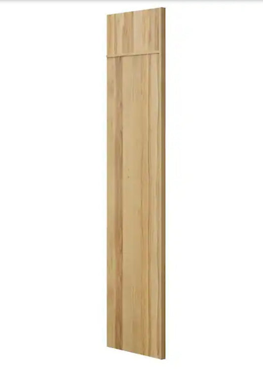 Refrigerator end panel in natural hickory 24x84