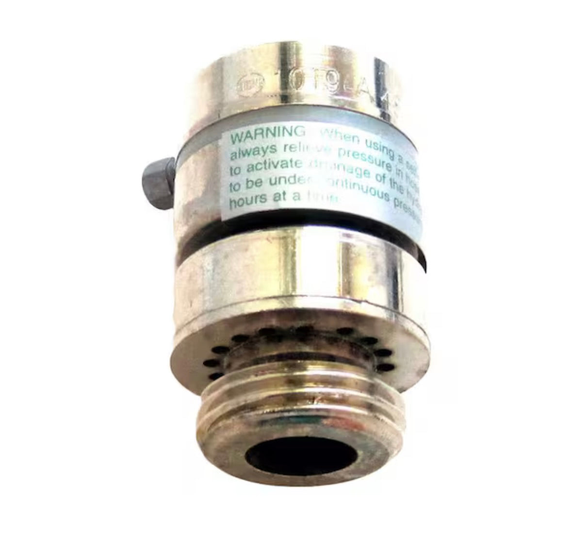 Chrome fine thread self draining vacuum breaker