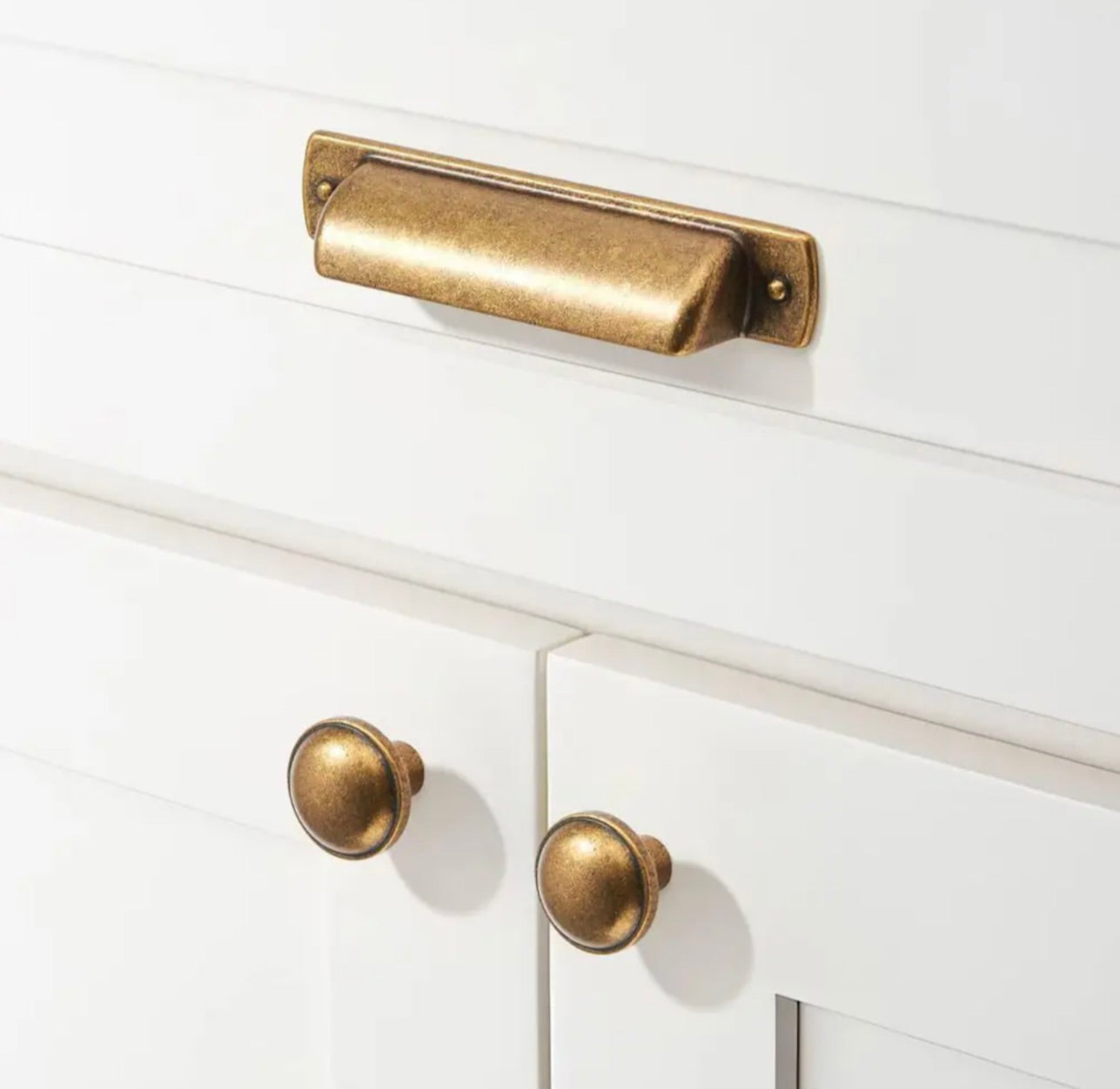 Antique brass kitchen cabinet handles