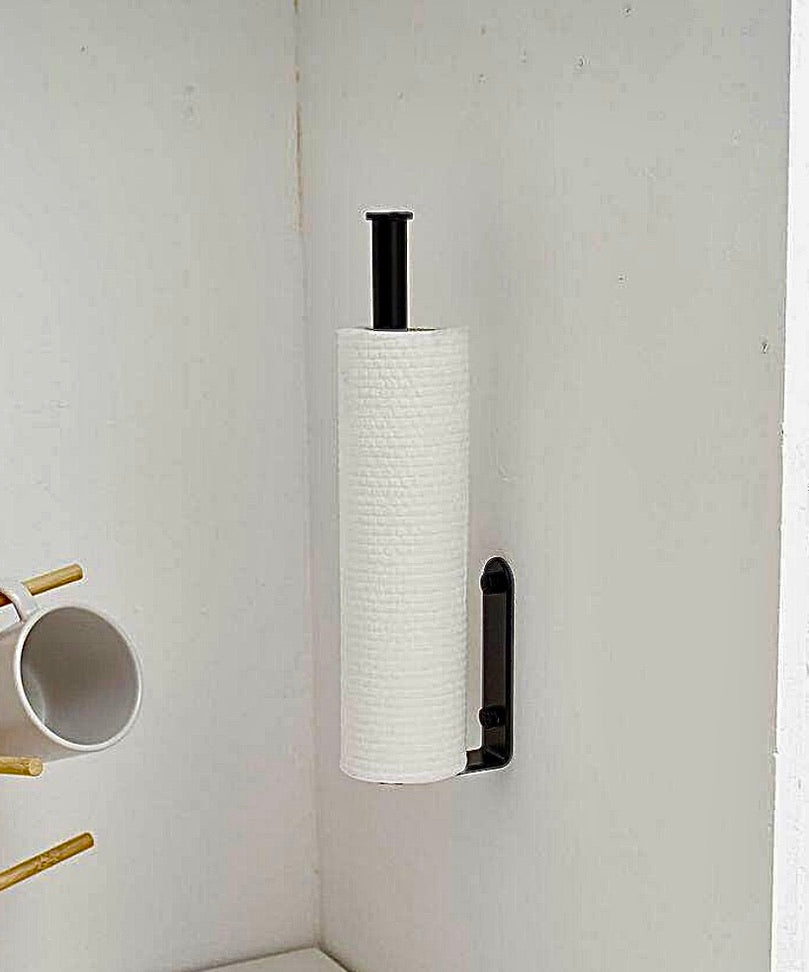 Black paper towel holder (2 pcs)