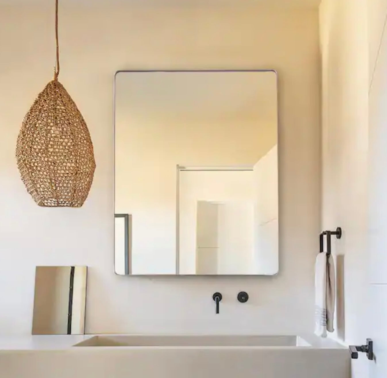 24x30 rectangle gold mirror