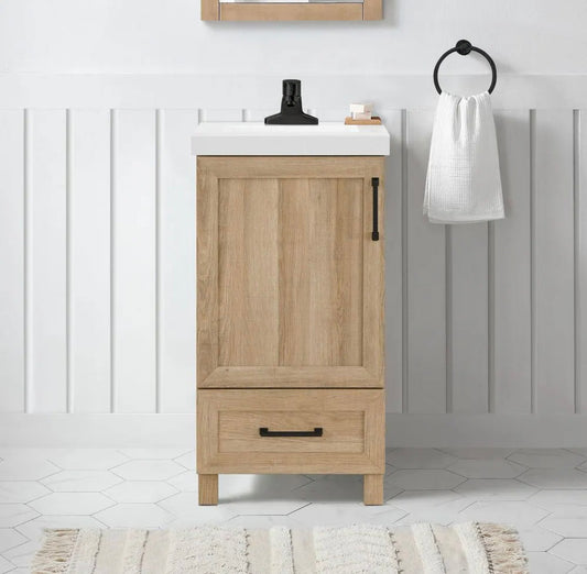 Tobana 18" weathered tan vanity