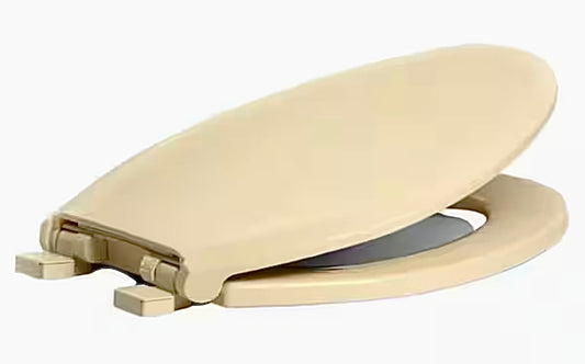 Centoco elongated toilet seat in bone