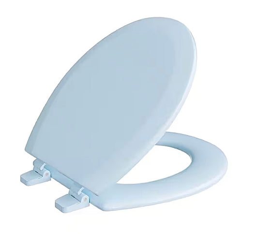 Jones stephens round toilet seat in blue
