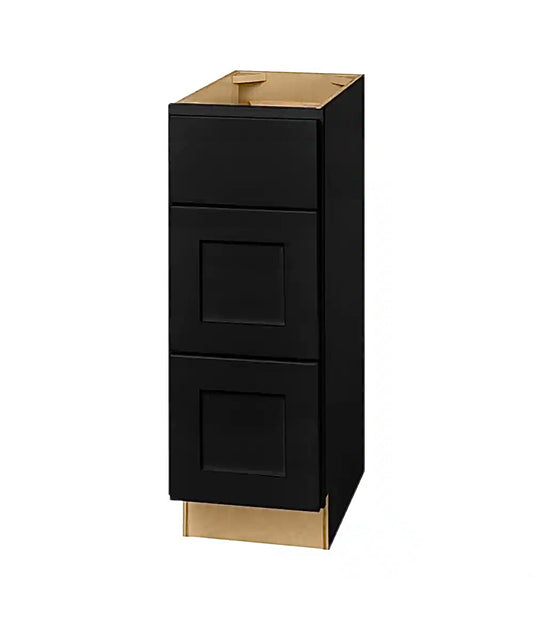 Avondale 12"x21" drawer base in raven black