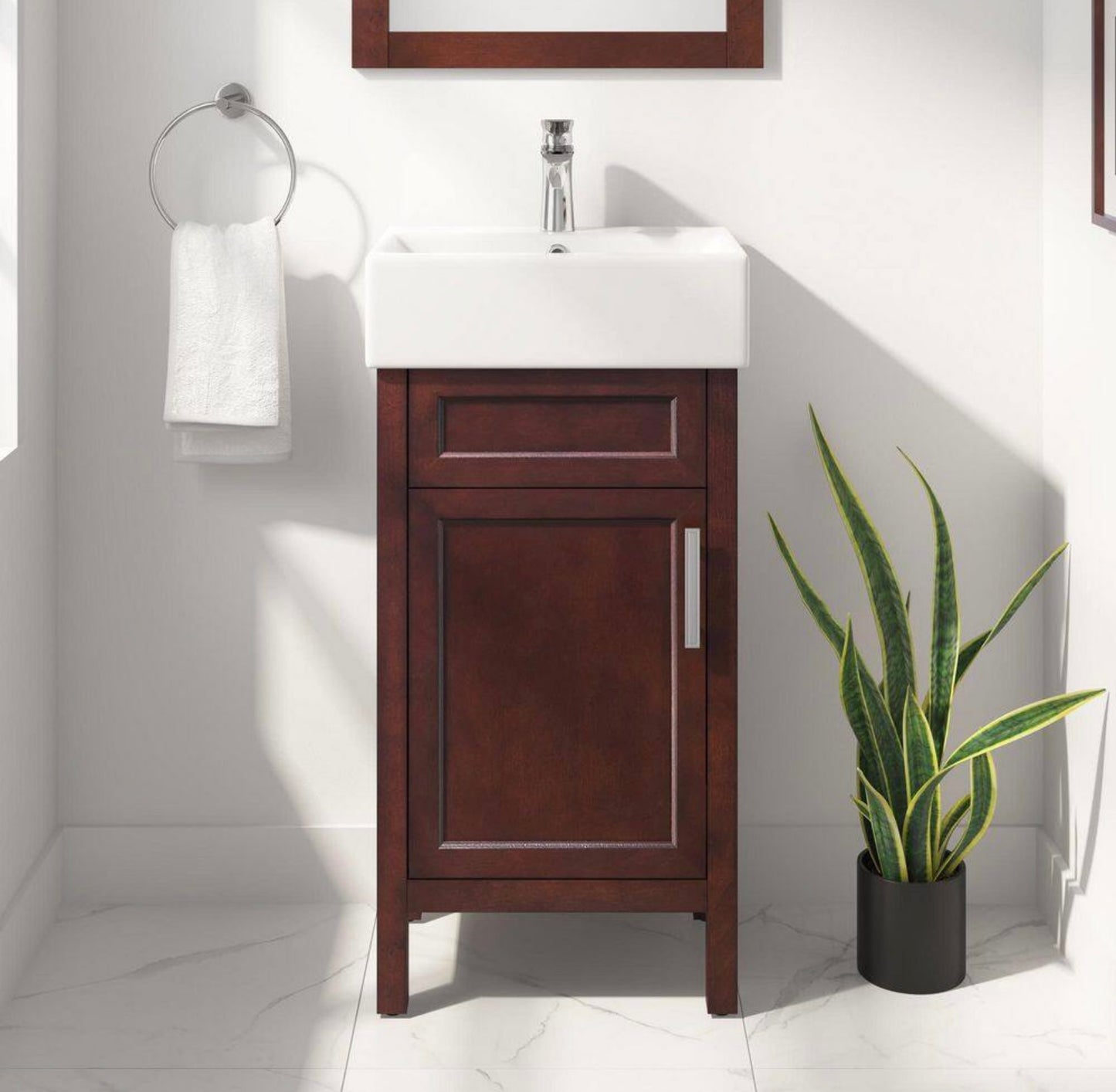 Arvesen 18" vanity in tabacco