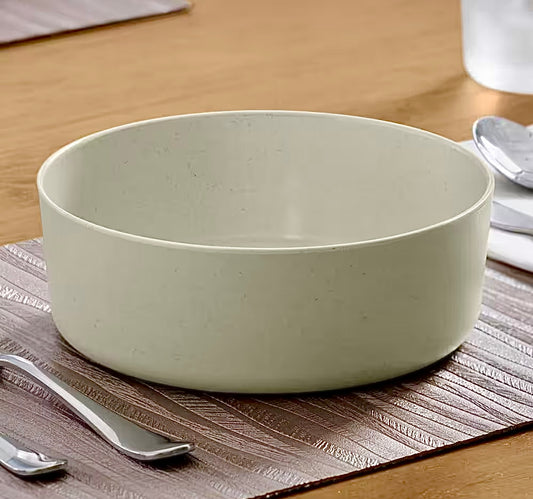 Dinner bowls set in natural beige