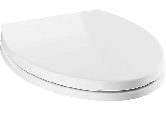 Delta elongated toilet seat in white