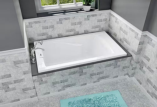 Everclean 60"x36" reversible drain bathtub