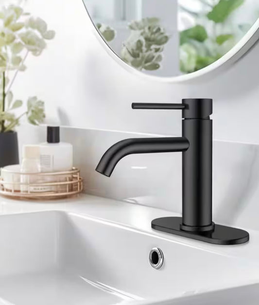 Single handle Black faucet