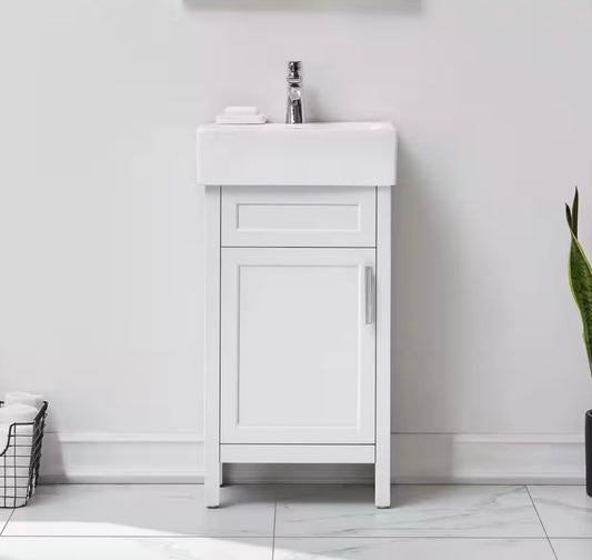 Arvesen 18" white vanity