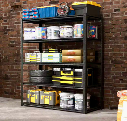 5 tier metal shelves