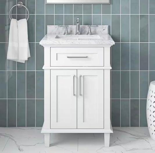 Sonoma 24" white vanity