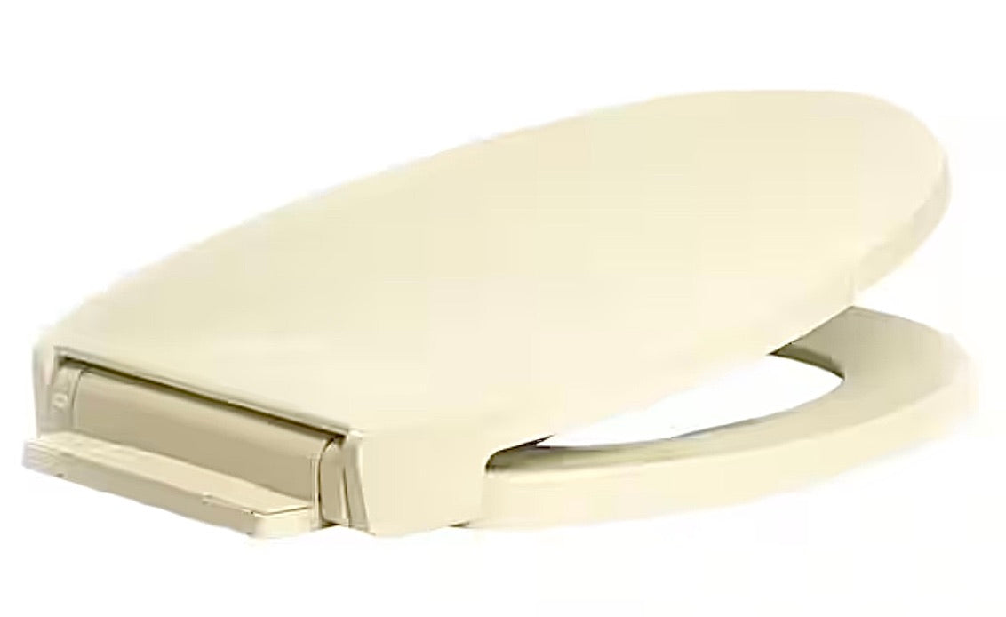 Centoco round toilet seat in biscuit