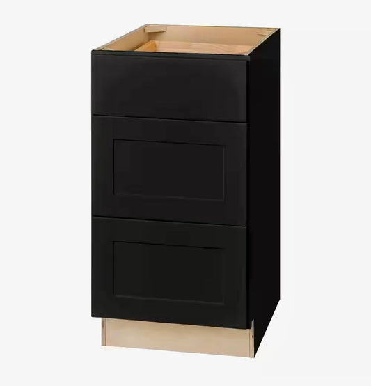 Avondale 18" drawer base in raven black