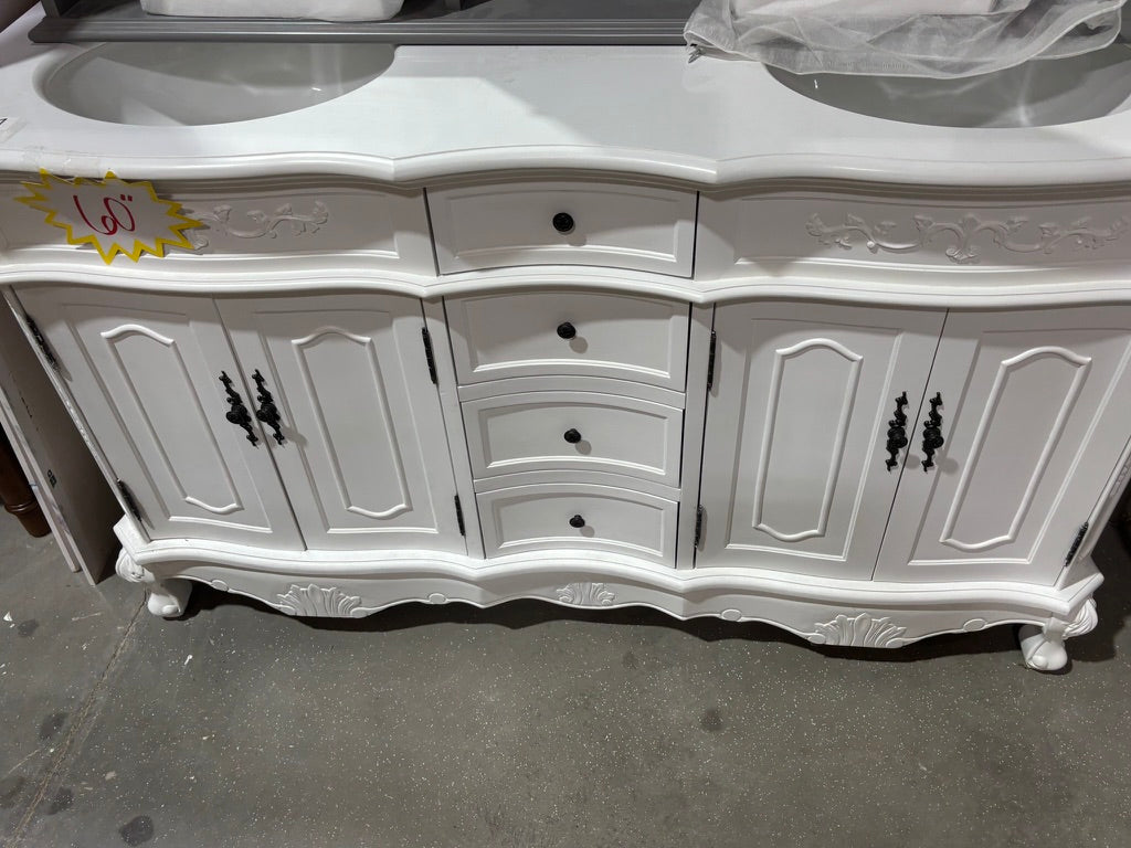 Simply living 60" double sink vanity