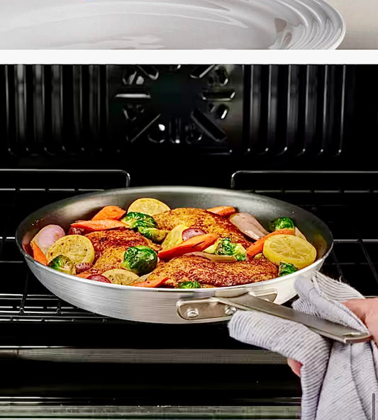 Fusion 10" silver frying pan