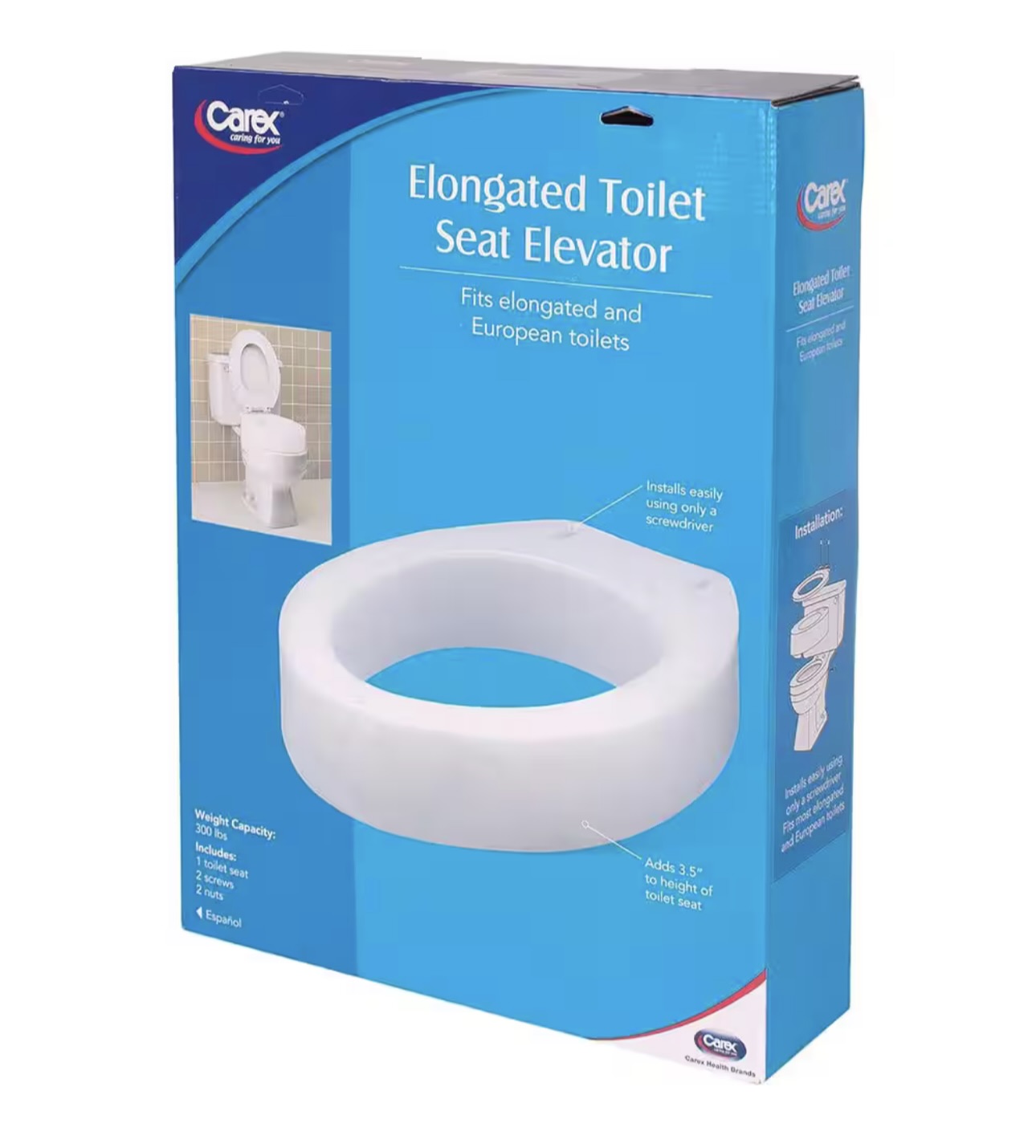 Elongated Toilet seat elevator