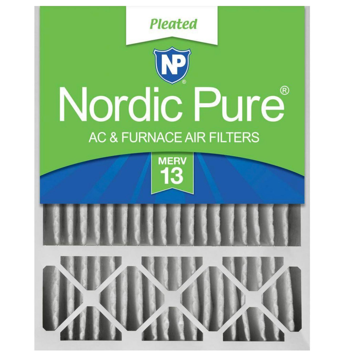 16 in x 25 in x 5 MERV 13 pleated air filters