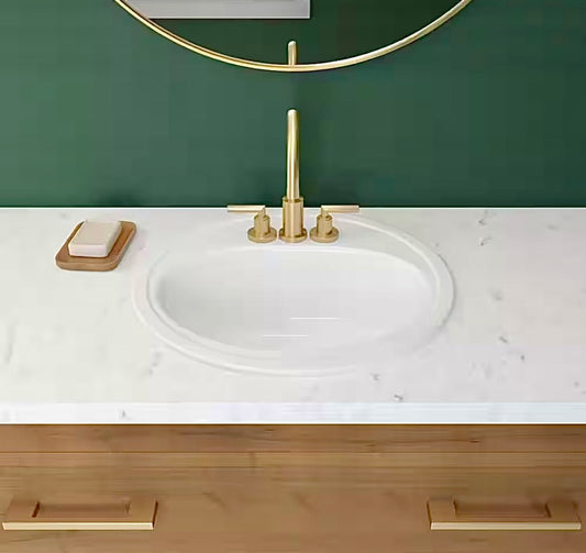 Bootz 19" round drop in bathroom sink